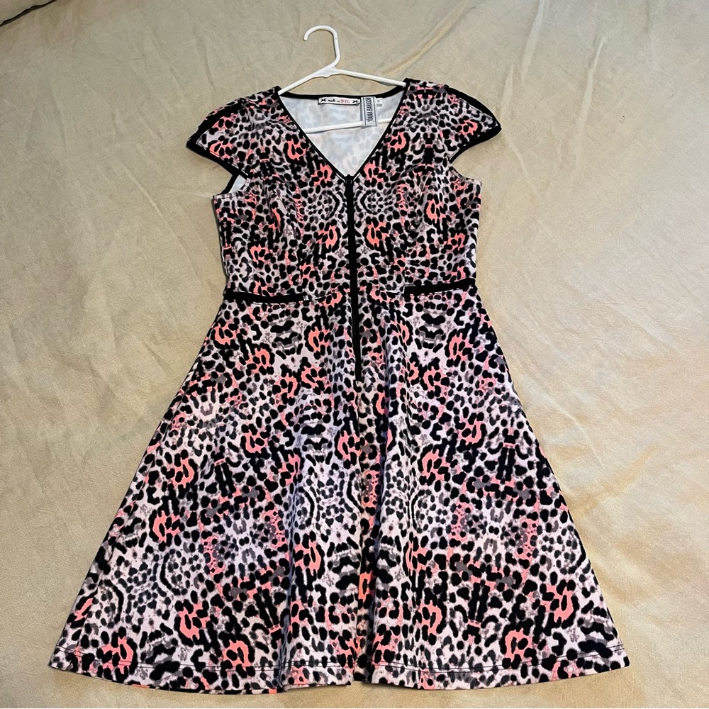 Yoana Baraschi zipper Leopard Dress 6